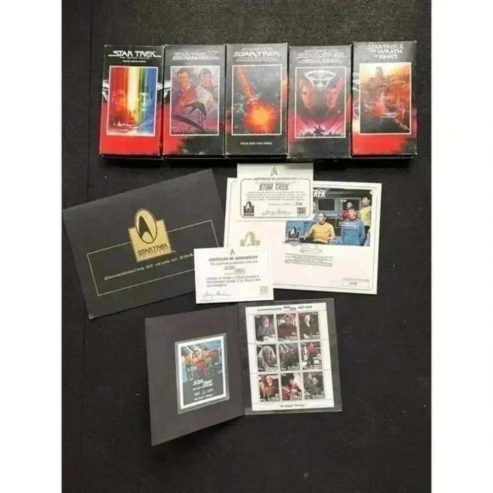 Star Trek 30th Anniversary Stamps 1996 St Vincent Official Postage